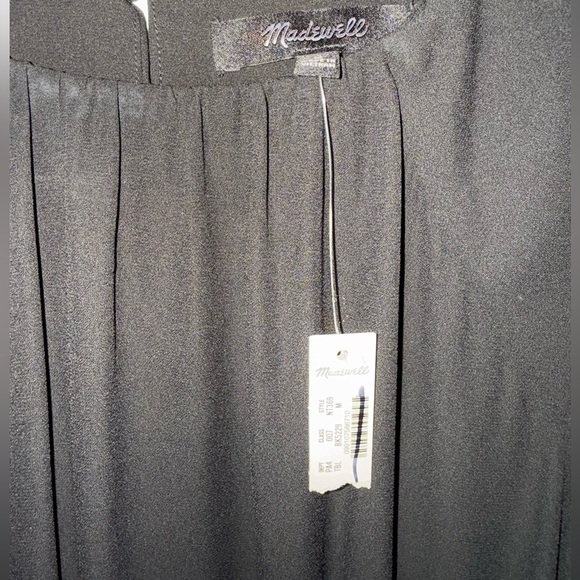 NWT Madewell Bubble-Sleeve Smocked Mini Dress - Picture 9 of 10